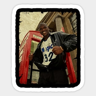 Shaquille O'Neal in The Booth Sticker